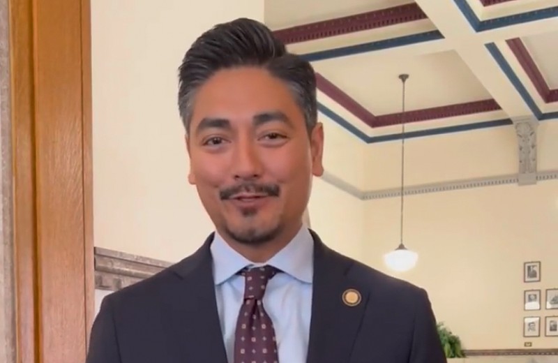 Cincinnati Mayor Aftab Pureval is named one of Gold House's "100 Asians and Pacific Islanders (APIs) who had the most impact on culture and society over the past year." - PHOTO: SCREENGRAB FROM VIDEO POSTED TO FACEBOOK.COM/AFTABFOROHIO