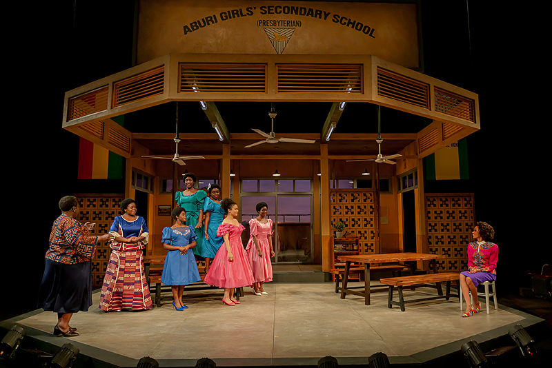 The cast of School Girls; Or, The African Mean Girls Play. - PHOTO: MIKKI SCHAFFNER PHOTOGRAPHY