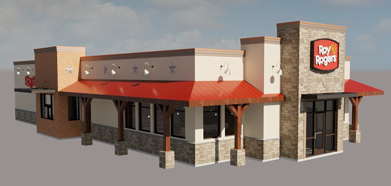 A rendering of the new Roy Rogers location coming to Cleves. - RENDERING: {ROVIDED BY ROY ROGER'S RESTAURANTS