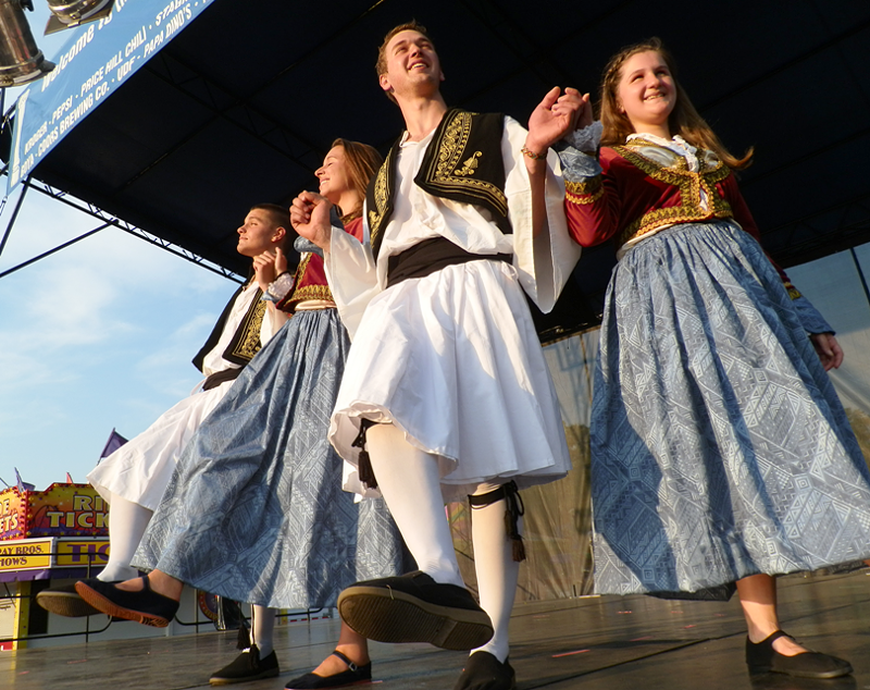 Traditional Greek dancing at Panegryi - Photo: Provided