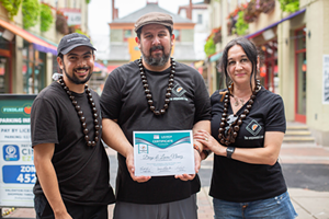 The team behind The Empanada's Box, including Diego Nunez (middle) - PHOTO: PROVIDED BY FINDLAY MARKET