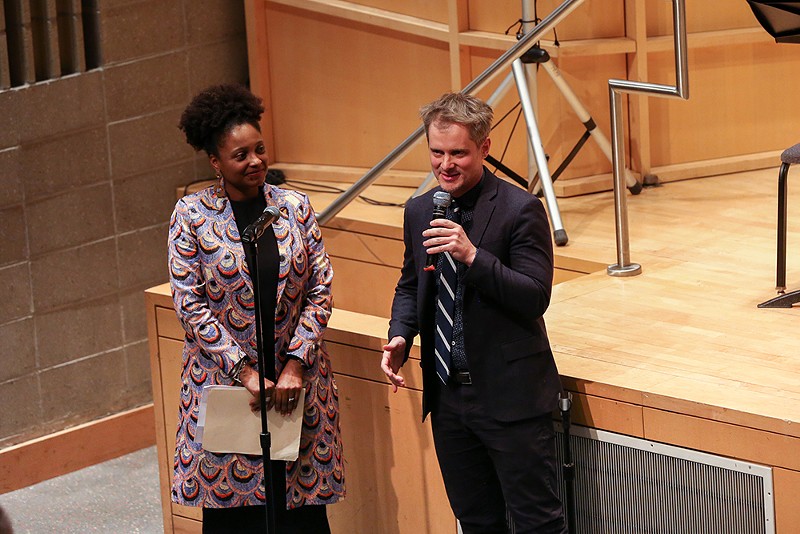 U.S. Poet Laureate Tracy K. Smith and composer Gregory Spears, the creators of Castor and Patience - Photo: Michael Priest Photography