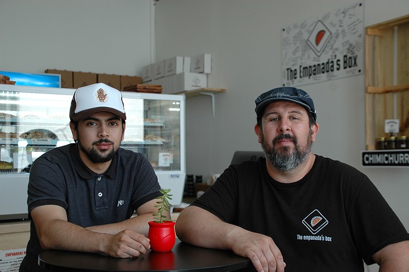 Lucas (L) and Diego (R) Nunez, owners of The Empanada's Box. - Photo: Sean M. Peters
