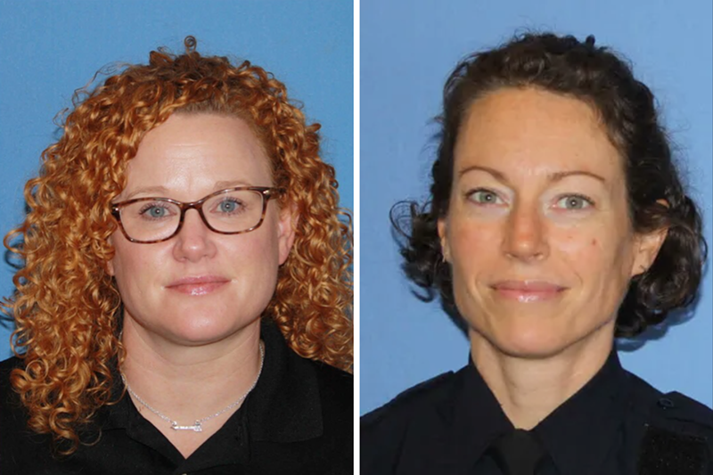 Cincinnati Police Department officers Kelly Drach and Rose Valentino - Photos: provided by Cincinnati Police Department