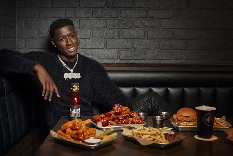 Ahmad "Sauce" Gardner is launching his "Sauce Sauce" with Buffalo Wild Wings  nationwide on Aug. 31, 2022. - Photo: Provided by Inspire Brands