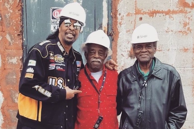 (From left) Bootsy Collins, Philip Paul and Otis Williams have been vital to the King Records Legacy Foundation. - Photo: courtesy of Elliott Ruther