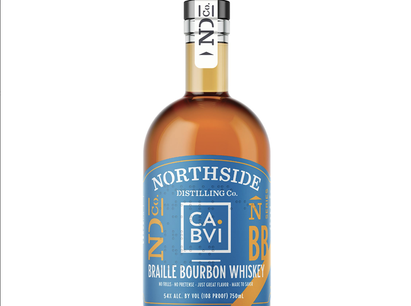 Braille Bourbon Whiskey - Photo: provided by  Cincinnati Association for the Blind and Visually Impaired