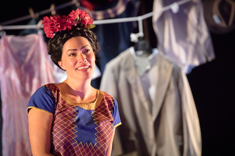 Vanessa Severo stars as Frida Kahlo in and wrote the script for Frida … A Self-Portrait. - Photo: Owen Carey for Portland Center Stage