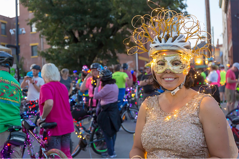 The BRIGHT Bike Ride will provide an unofficial start to BLINK on Wednesday, Oct. 12. - Photo: Kylie Wilkerson