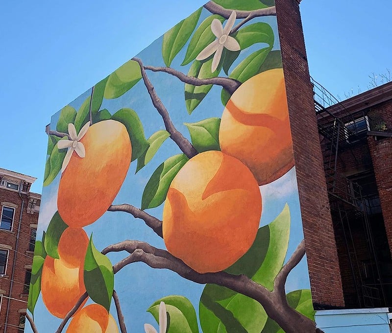 The 'Welcome to Jaffa' mural in Over-the-Rhine. - Photo: Provided by the Institute for Middle East Understanding