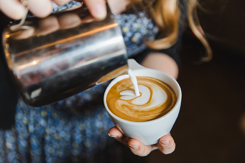 The Cincinnati Coffee Festival, taking place at Music Hall on Oct. 22 and 23, also features latte art demonstrations. - Photo: Hailey Bollinger