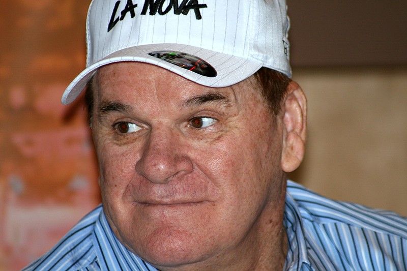 Pete Rose will make the first wager in the Hard Rock Sportsbook at 12:01 a.m. Jan. 1, 2023. - Photo: Kjunstorm, Wikimedia Commons