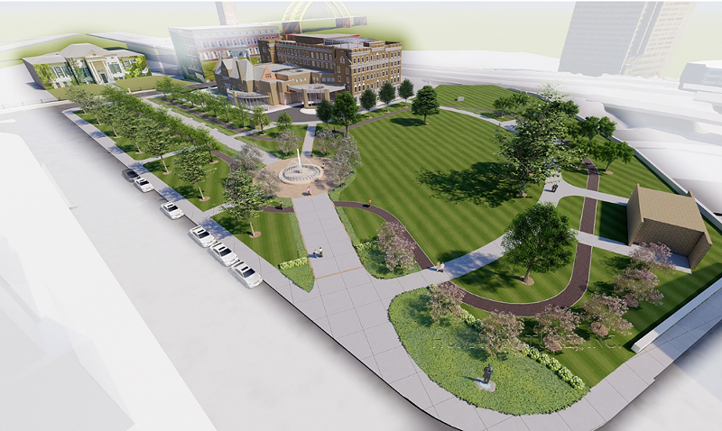 Rendering of Lytle Park's renovation - Photo: Provided by the Cincinnati Board of Park Commissioners