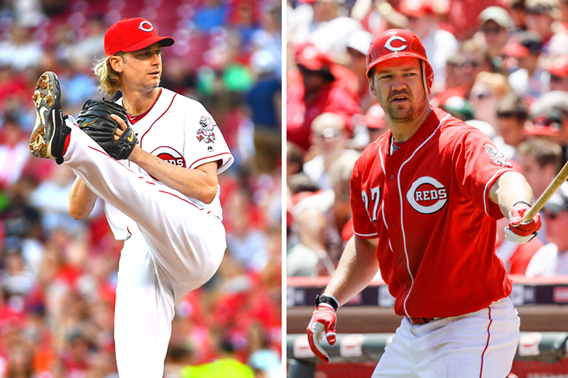 Retired Cincinnati Reds players Bronson Arroyo and Scott Rolen are on the 2023 ballot for the National Baseball Hall of Fame. - Photo: twitter.com/reds