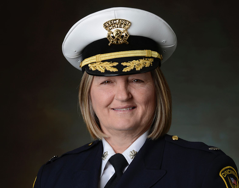 Teresa Theetge is the new permanent chief and the first female chief for the Cincinnati Police Department. - photo: provided by the Cincinnati Police Department