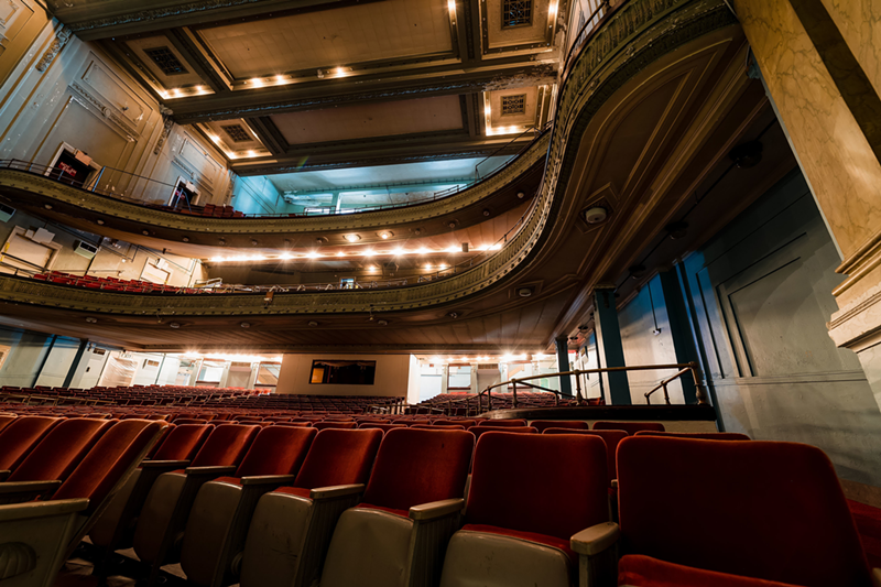 Reports suggest the restoration of the Emery Theatre could be completed as early as October 2024. - Photo: Provided by American Legacy Tours
