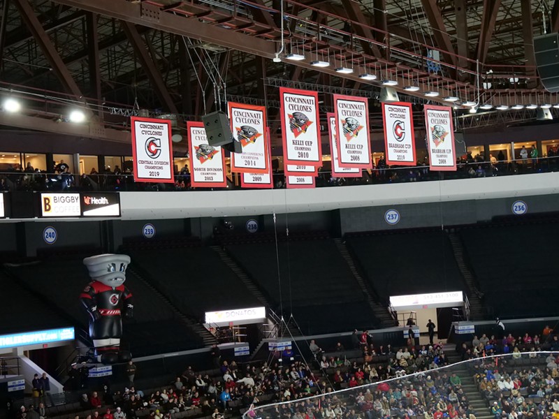 The Cincinnati Cyclones will bring more Kelly Cup action to Heritage Bank Center in the 2023 playoffs. - Photo: Allison Babka