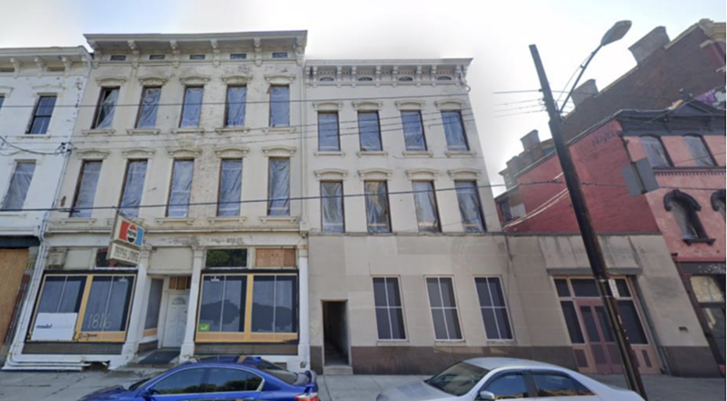 The Findlay Parkside redevelopment project will convert 12 historic buildings around the 1800 block of Vine Street into a mixed-use development. - Photo: Cincinnati Department of Community and Economic Development