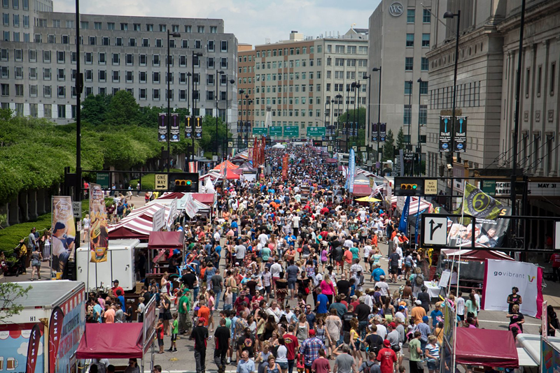 This year, there will be 36 restaurants and 23 food trucks participating in the 2023 Taste of Cincinnati food festival, adding up to over 300 different menu items to try. - Photo: Facebook.com/TasteofCincinnati