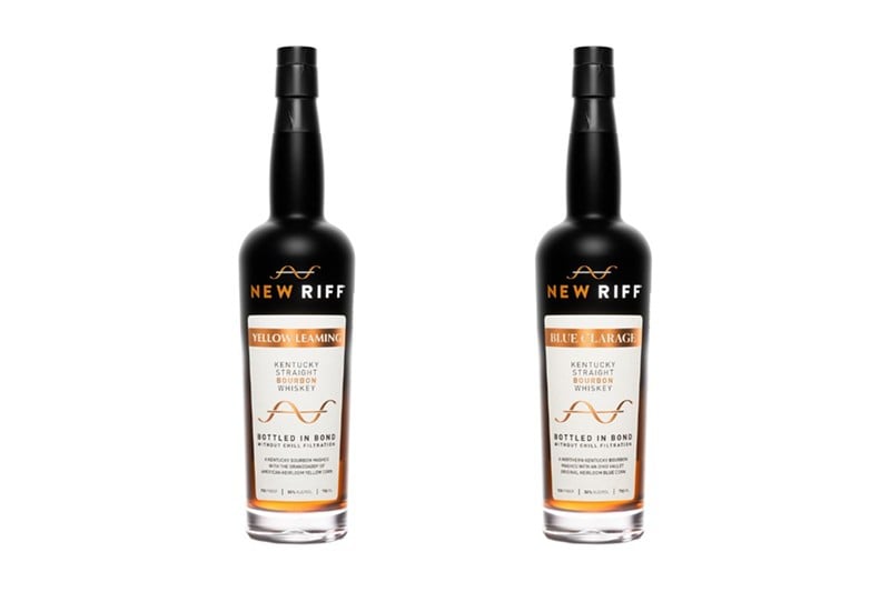 New Riff's new Yellow Leaming and Blue Clarage Kentucky Straight Bourbon - Photo: New Riff Distilling