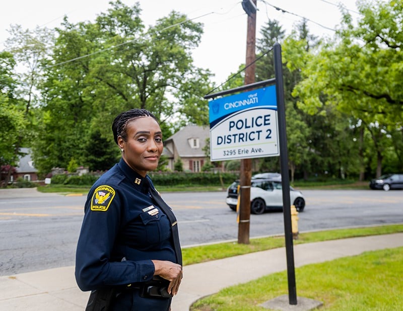 Danita Pettis, president of the Sentinel Police Association in Cincinnati. - Photo: Emory Davis