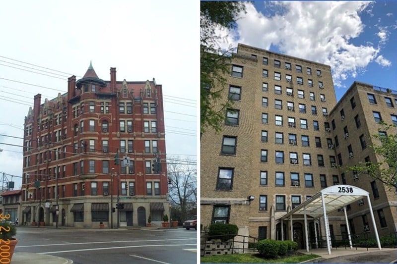 131 units total in San Marco (left) and Riverview will undergo extensive renovations. - Photo: Provided by CMHA