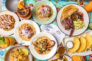Golden State Tacos' menu features various takes on Southern California staples like fish tacos, fresh and crunchy salads, hand-squeezed juice, esquites (street corn), nachos and carne asada. - Photo: Catie Viox