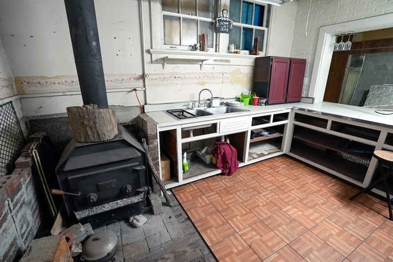 Highway House the Lord Left's basement kitchen - Photo: Provided by HGTV