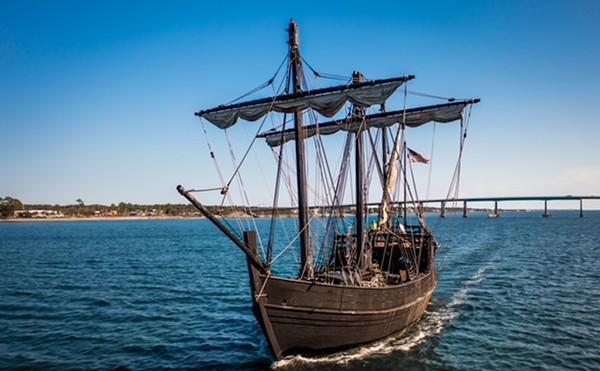 A Replica of the Pinta Ship is Setting Sail for Newport's Hooters