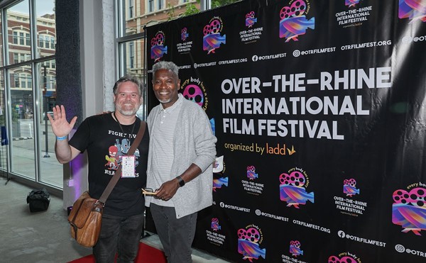 OTR International Film Fest artistic director TT Stern-Enzi (right) and guest.