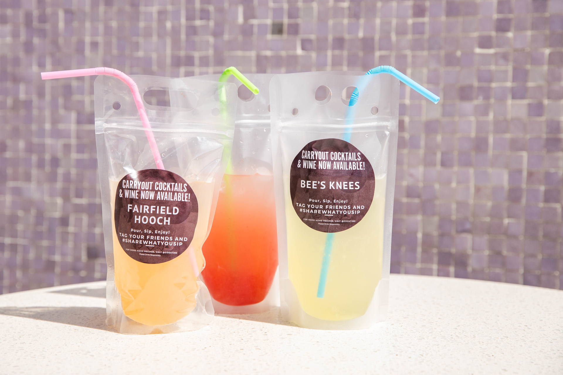 You HAVE To See These DIY Cocktail To-Go Pouches! Free Labels!