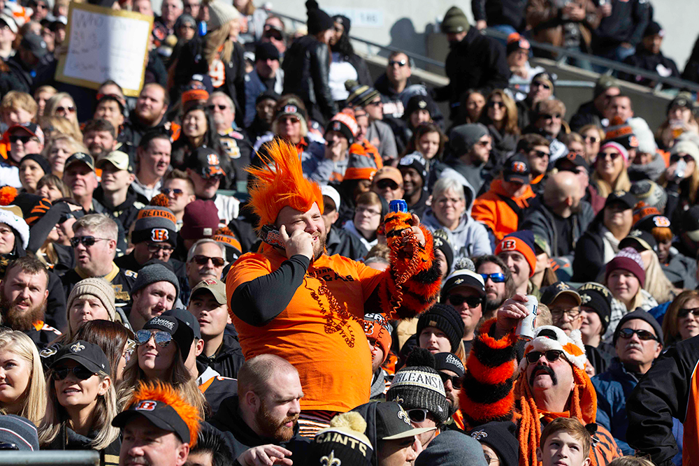 Bengals fans ranked among worst in NFL