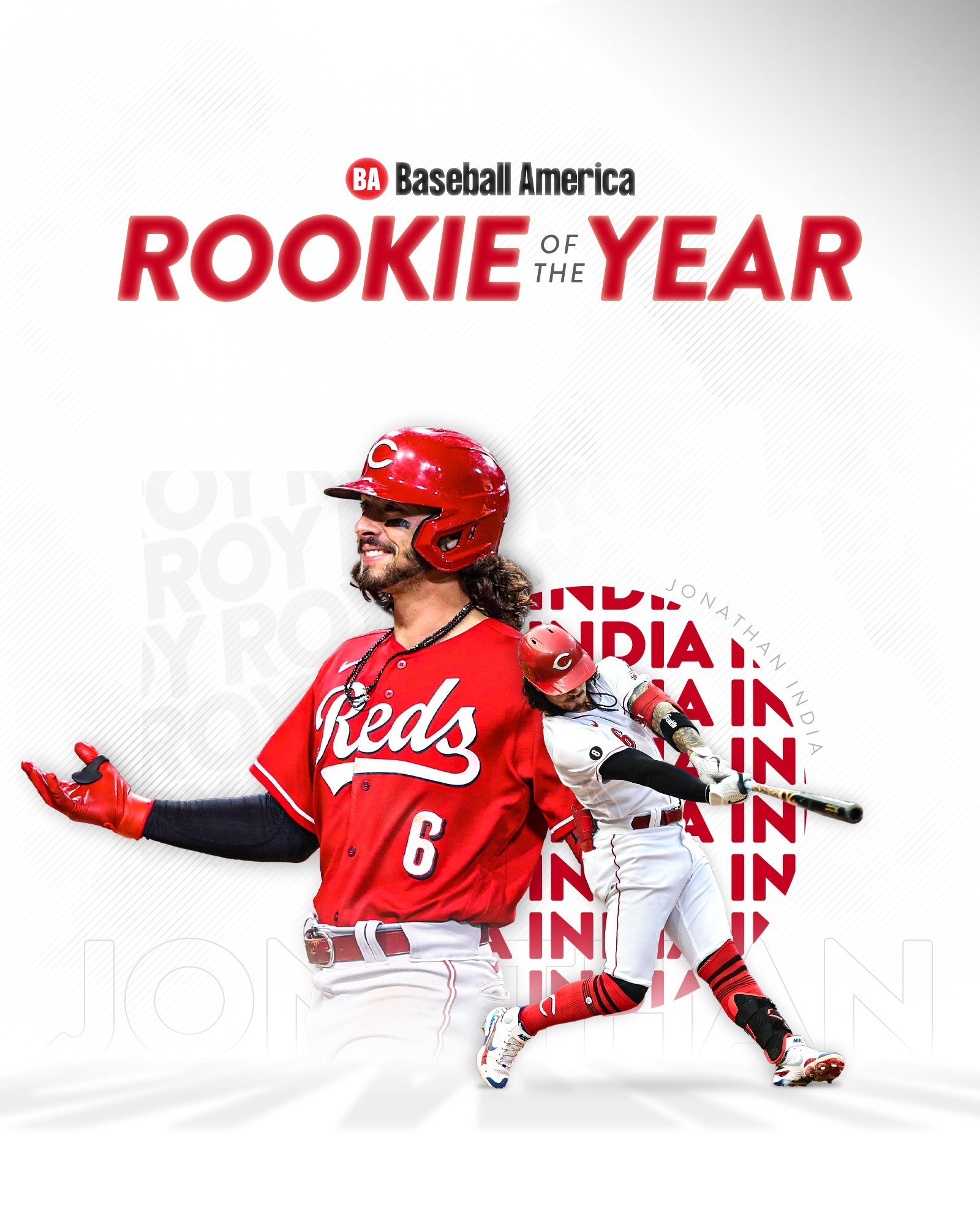 Jonathan India 2021 National League Rookie Of The Year Cincinnati Reds Shirt  - Kingteeshop