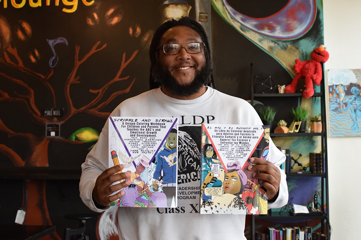 Cincinnati Artist Brandon Hill's Coloring Books Fuse Mental Health and Fun  as Works of Art