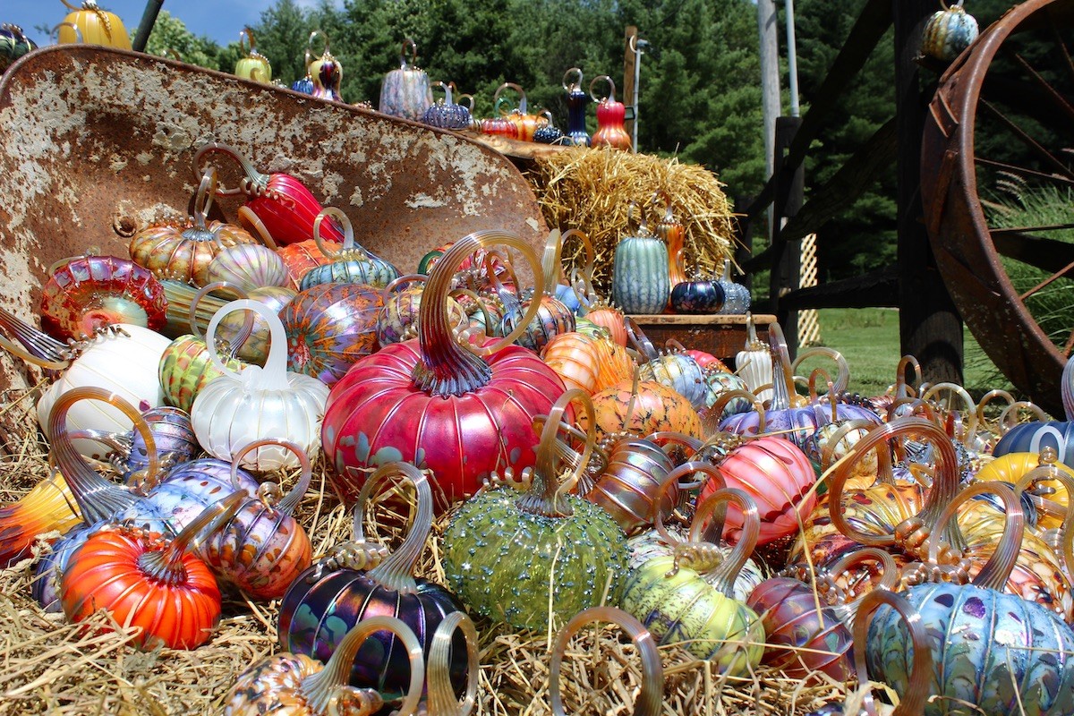 Pick Your Own Glass Pumpkin from This Colorful Pumpkin Patch in Hocking ...