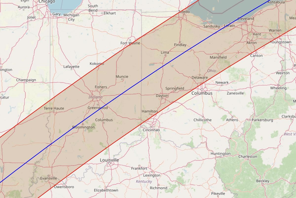 Optimal Viewing of the 2025 Total Solar Eclipse is Only a Short Drive