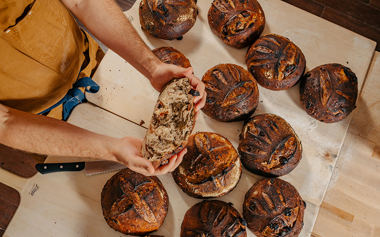 The Baker's Table Bakery uses regionally sourced flour in all of their baking.