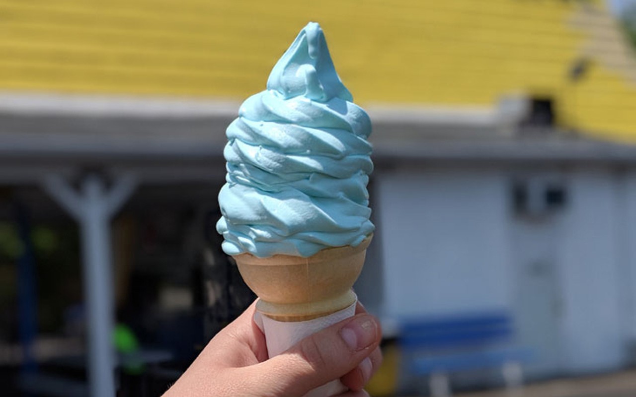 Putz’s Creamy Whip in Westwood is one of the local stands that features Cincinnati's famous blue creamy whip.