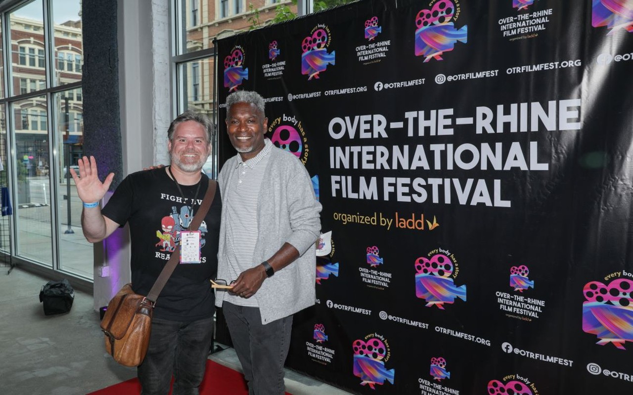 OTR International Film Fest artistic director TT Stern-Enzi (right) and guest.