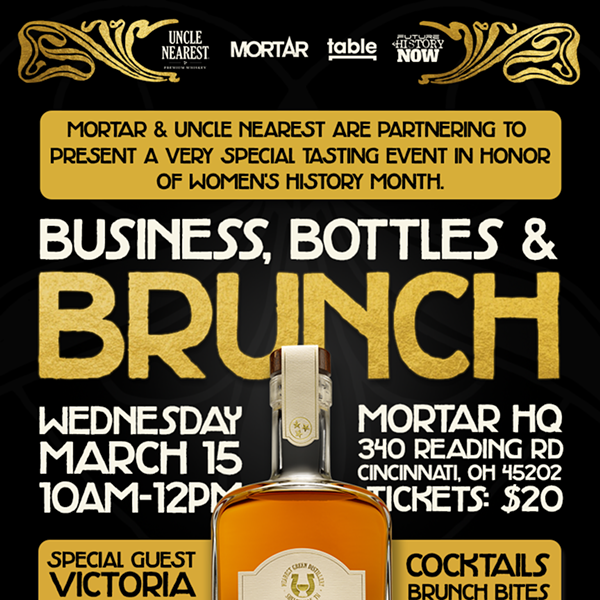 MORTAR & Uncle Nearest are presenting a very special tasting event in honor of Women's History Month!