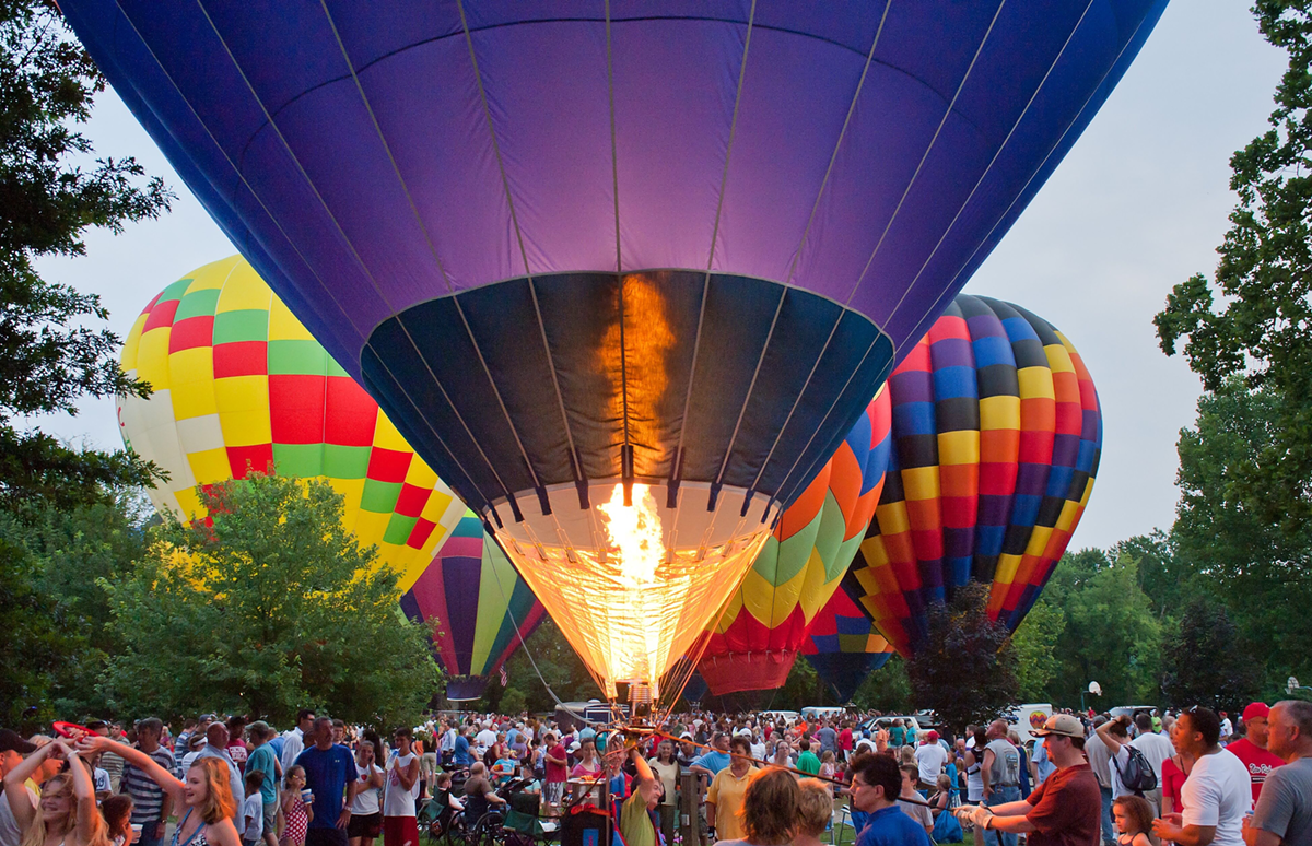 Coney Island Illuminates During the 20th Annual Hot Air Balloon Glow