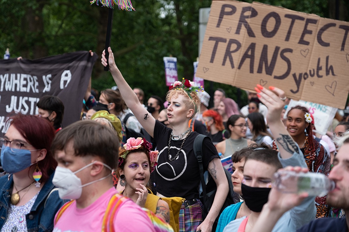 Transgender flag raised at City Hall in St. Louis