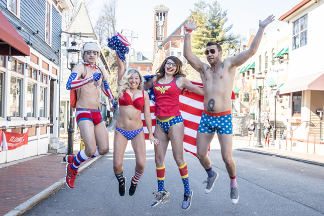 Cupid's Undie Run at Galla Park
12-4 p.m. Feb. 11
Finally, a charitable run that isn’t a 10k. And you can wear your underwear, while drinking, in your underwear, in public. Cupid’s Undie Run begins at Galla Park with drinks and dancing, then a “mile-ish” jog or run commences to benefit Neurofibromatosis (NF) research. According to Cupid’s Undie Run website, NF is a genetic disorder that causes tumors to grow on nerves throughout the body. There will also be a post-run dance party. This event happens simultaneously with participating cities around the nation. Registration is $45. 
Feb. 11, 2-4 p.m. 175 Joe Nuxhall Way, The Banks, my.cupids.org.