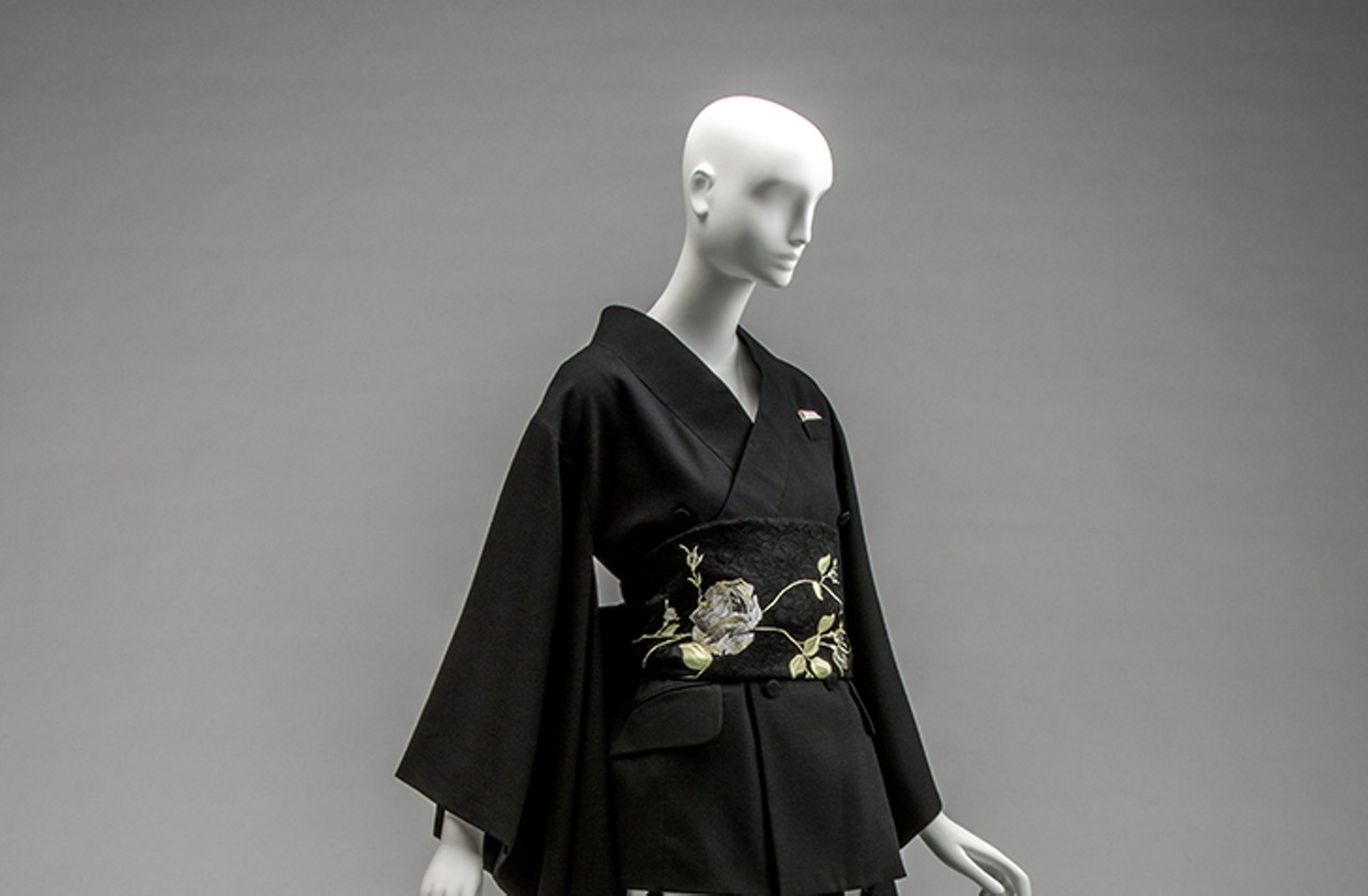 WEDNESDAY 04
ART: Kimono: Refashioning Contemporary Style at the Cincinnati Art Museum
Kimono: Refashioning Contemporary Style highlights the garment&#146;s effect on fashion and culture and includes classic Japanese kimonos as well as modern takes by Japanese, European and American designers including Coco Chanel, Christian Louboutin, Rei Kawakubo, Junya Watanabe, Yohji Yamamoto, Tom Ford and more. Through Sept. 15. $10 adults; $5 senior/student/child; free for members. Cincinnati Art Museum, 953 Eden Park Drive, Mount Adams, cincinnatiartmuseum.org.
Photo: The Kyoto Costume Institute // Photo: Takashi Hatakeyama