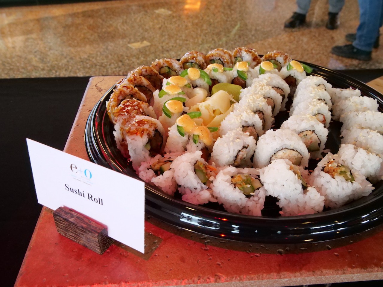 The Reds introduce new food options at Great American Ball Park on March 23, 2023, ahead of the Cincinnati Reds' 2023 season. E+O Kitchen will provide sushi.