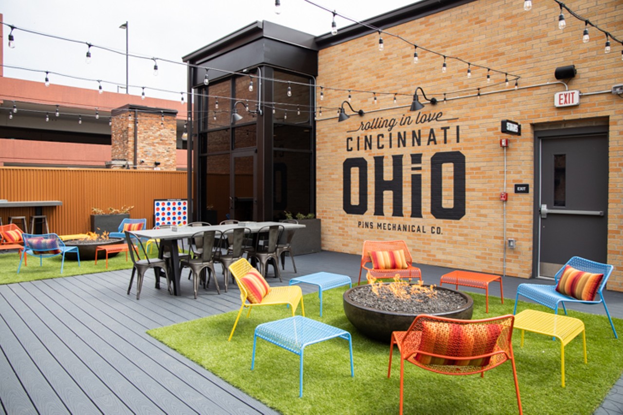 No. 7 Best Rooftop Bar: Pins Mechanical Company
1124 Main St., Over-the-Rhine