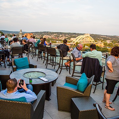 Top of the Park506 E. Fourth St., DowntownFor a stunning, nearly-360-degree view of downtown Cincinnati and its riverfront, plus some amazing craft cocktails, snag the elevator in the lobby of The Phelps hotel and take it to the very top where you’ll find one of the best rooftop bars in the city. The bar features different specials Tuesday through Thursday. Celebrate Taco Tuesday with $12 featured tacos and Baja Tacos, plus $7 drafts. Every Wednesday, get your wine and charcuterie fix with $3 off glasses of wine or $10 off bottles and a $20 charcuterie board for two. And on Thursdays, Top of the Park hosts a local distillery or brewery with special flight options, as well as a special on sliders and a featured cocktail.