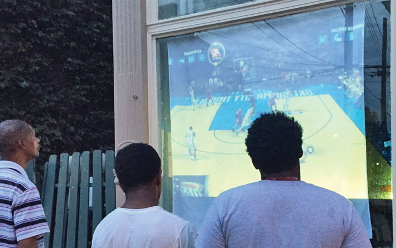Teens at Northside’s Happen, Inc. play "NBA 2K16."