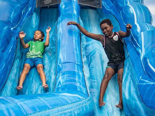 Wave Pool's Pool Party will have an inflatable waterslide.
