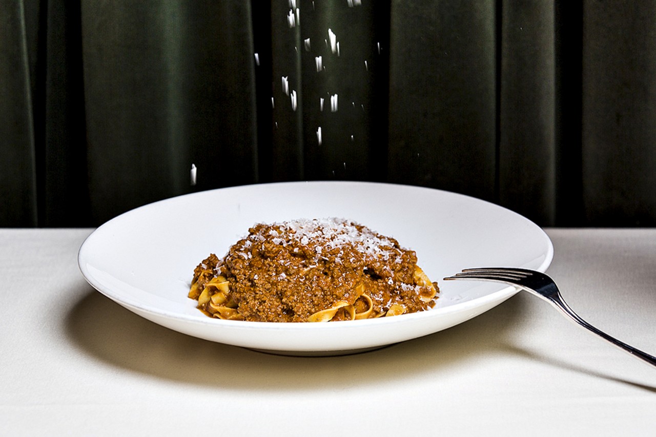 Tagliatelle with Bolognese sauce ($15-$25)